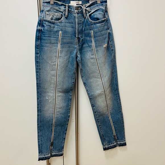 NWT Frame Denim Le Original Zip-Embellished Jeans MSRP $495 Size: 25 - Picture 16 of 16